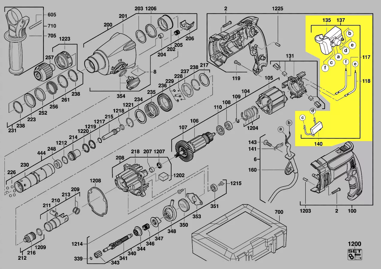 Interrupteur variateur réf. 201894002 AEG